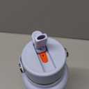 Hydro Flask Water Bottle - Insulated Stainless Steel - Wide Mouth Flex Straw Lid, Non Spill, Leakproof and Refillable in 32 Oz Surf Blue