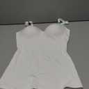 Vanity Fair Women's Shaping Cami with Built in Bra, Tummy Control Shapewear Camisole Tops for Women (White, L)
