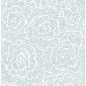 NuWallpaper NUS4048 Saraya Peel & Stick Wallpaper, Blue
