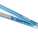 BabylissPRO Nano Titanium Ultra-Sleek Hair Straightener, Flat Iron for All Hair Types, Blue