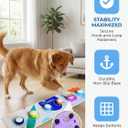 Dog Buttons for Communication Starter Kit - 6 Color Recordable Dog Buttons with Non-Slip Mat & Training Clicker, 0.5lb Easy-Press Talking Buttons for Small Dogs & Cats, Pre-Installed Battery