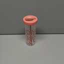 Plastic Sipper & Straw. Strawberry Edition