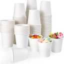 TV TOPVALUE 600 Count 4 oz Paper Cups, Disposable Bathroom Mouthwash White Espresso Cups for Home, School and Office