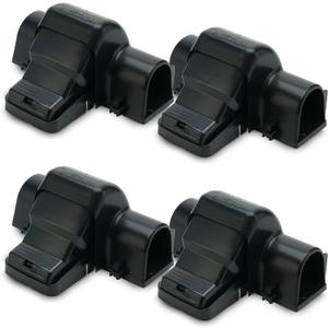 Rat Traps Indoor And Outdoor - 4 Pack Dual-Entry Large Rat Trap Outdoor And Indoor For Home, Garden And Restaurant With 99.9% Trap Rate | Easy To Use Rodent Traps With Safe Hands Free Design - UCatch