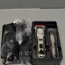 Jack & Rose Clippers and Trimmers Set, Cordless Hair Clippers for Men, Barber Clippers Set (Silvery)