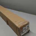 Cordless Bamboo Roman Shades for Windows, 100% Blackout Backing Fabric for Light Blocking, 45" W  64" H - Papara Carbon