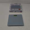 Taylor Digital Glass Bathroom Scale for Body Weight, Accurate High Precision and Durable Platform, Digital Weighing Machine for People, Easy-to-Read Display, 350 lb Capacity, Slate Blue (11 x 11 Inch)