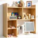 deli Desktop Shelf, Desk Hutch with 5 Shelves for Computer Desk, Natural
3-Tier Desktop Display Rack, Multipurpose Wood Desktop Bookshelf Storage Organizer for Dorm Office Home