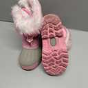 CyKie Girls Winter Snow Boots for Kids Boys Girls Insulated Waterproof Outdoor Shoes (9 Toddler, Pink)