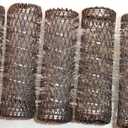 2 Packs (14 total) MEDIUM BRUSH ROLLERS & PINS Hair Curlers Bristles 2 1/2"x 3/4" NEW