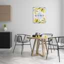 Creative Co-Op Gather in Our Kitchen Wood Wall Dcor with Lemons