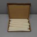 Treela 24 Pcs Flameless Taper Candles Bulk LED Taper Candles Sticks Battery Operated for Christmas Birthday Wedding Party Church Table Decoration (Basic, Ivory)
