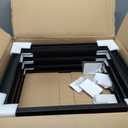 4 Pack Floater Frames for 16"x20" Art Paintings with 0.6"~0.9" Deep Black