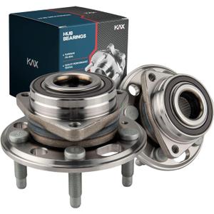 KAX 513288 Pair Front/Rear Wheel Bearing and Hub Assembly fit for 2010-2017 Chevy Equinox,for 2013-2015 Chevy Malibu,for 2010-2017 Terrain,5 Lug w/ABS