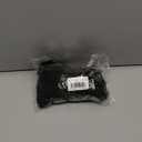 GORGECRAFT 11 Yards Ruffled Lace Trim 2.4 Inch Wide Wavelet Dot Pleated Embroidered Mesh Lace Edge Ribbon Fabric Wedding Dress Appliques Edging Trimmings for Handmade DIY Sewing Clothes Curtain, Black