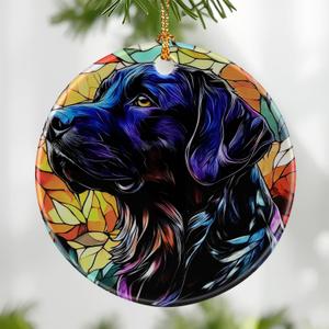 Black Labrador Retriever Ornament, Christmas Ornament Christmas Tree Decor, Holiday Decoration, Stocking Stuffer, Festive Gift Idea, Gifts for Dog Lover, Dog Owner, Friends, and Family