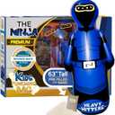 INFLATABLE DUDES Ninja Toy 63 Inches -Kids Punching Bag | Already Filled with Sand| Bop Bag | Inflatable Bopper | Boxing | Ninja Birthday Party | Punching Bag for Kids- (Heavy Hitters Nobi)