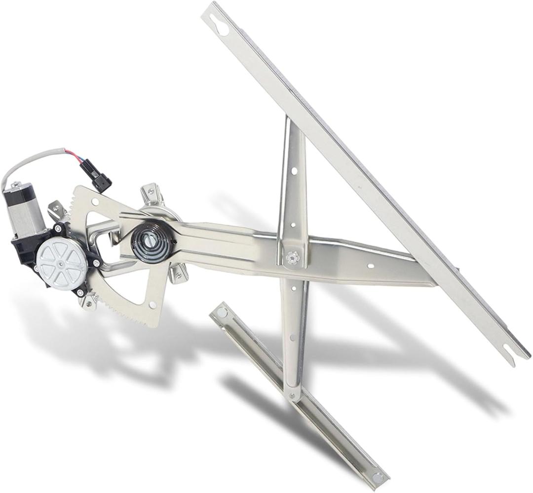 SCITOO Power Window Regulator With Motor For Ford For F-250 Super Duty | Fit 1999-2012 For Ford For F-250 Super Duty Front Right Passenger Side|2 Pins Motor|Replaces OE# 748-213|F81Z2523200BA