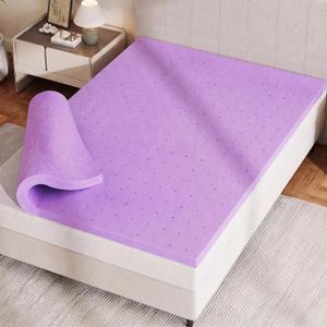DUMOS 3 Inch Full Mattress Topper Cooling Gel Ventilated Memory Foam
