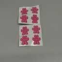 Anti-Slip Dog Paw Protector Pads for Senior Dogs, Dog Paw Pink Stickers with Strong Traction on Hardwood Floor, Dog Essentials,12sets(48pcs) S(4-10lbs)