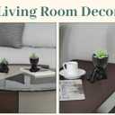 Der Rose 3pcs Fake Succulents Plants Artificial for Black Bathroom Bedroom Home Living Room Halloween Decor Aesthetic Indoor