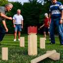 Juegoal Kubb Game Set Backyard Game Set Outdoor Tossing Game Set with Carrying Bag