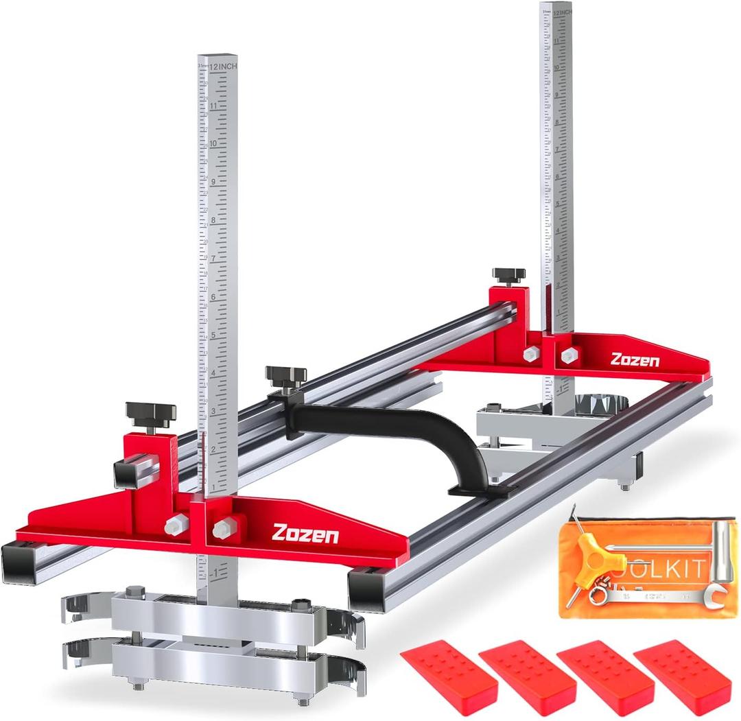 Zozen Chainsaw Mill, Portable Sawmill - Can be Assembled into 3 sizes for Independent Use, Suitable for 14-36 inches Planking Milling Bar, A Flexible Cutting Guide System for Builders and Woodworkers