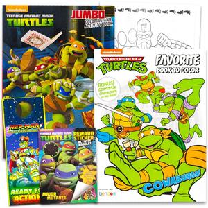 Teenage Mutant Ninja Turtles Coloring and Activity Book Set With Stickers