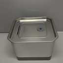 Stainless Steel Cat Water Fountain 135oz/4L: Battery Operated Wireless Cat Fountains for Drinking Indoor, Automatic Pet Water Dispenser with Ultra Quiet Pump, Multi-Filtration(2Filters)