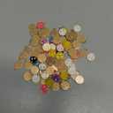 DanLingJewelry 100pcs Random Colors Enamel Happy Face Charms Cute Enamel Dangle Charms with Loop for DIY Necklace Bracelet Making