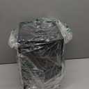 FRENESSA Portable Makeup Case Cosmetics Display Cases Toiletry Organizer Box Transparent Acrylic Artists Train Case with 6 Trays Travel Makeup Tools Storage for Vanity Counter Dresser Organizer Black