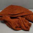 50x70 Inch Rust Throw Blanket - Soft & Fluffy Fleece, Cute & Aesthetic, Perfect for Sofa, Couch, Chair, Bed, Living Room & Bedroom, All-Season Use, Plush & Cozy Decorative Blanket