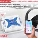 Pyle Hydra Marine Amplifier - Upgraded Elite Series 3000 Watt 8 Channel Bridgeable Amp Tri-Mode Configurable, Waterproof, MOSFET Power Supply, GAIN Level Controls and RCA Stereo Input - PLMRA830BT