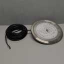 10 Inch LED Multicolor Inground Pool Light Stainless Steel Housing, 50ft Cord for Wet Niche (Without Controller)
