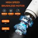 Generic Pocket Vacuum for Car Office Home, Cordless Mini Handheld Vacuum, Portable, White, 13 to 25 Mintures Runtime, Type-C Charging, with Accessory Kit, Gray, VC-M2C