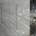 SSWBasics Adjustable Black Costumer Stand  Single Arm Clothes Rack - Retail Clothing and Garment Display Stand  Ideal For Showcasing Hanging Items In Thrift Shops, Boutiques and Retail Stores