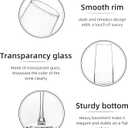 Champagne Glasses, Set of 12 Champagne Flutes with Unique Shape, Long Stem Sparkling Wine Glasses for Party, Restaurant, Bar, Wine Toasting, Clear