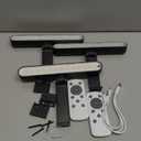 VOLISUN Picture Lights for Wall, Rechargeable Picture Light Battery Operated, 3 Color Temperatures Cordless Picture Light with Remote, Art Lighting for Paintings, Gallery, Portrait, 3 Pack (Black)