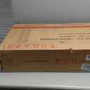 HOMISSUE Corner Shelf, 6 Tier Tall Narrow Bookshelf 76.9", Industrial Corner Bookcase with Storage for Home Office Living Room and Bedroom, Rustic Brown