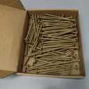 Lag Screws 4 Inch, Structural Wood Screw #14x 4, 98-PCS Heavy Duty Construction Screw, Rust Resistant, Washer Head, Black Coated Exterior Wood (98, Bronze, #14 x 4)