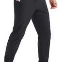 TACVASEN Men's Lightweight Athletic Joggers with Zipper Pockets Quick Dry Track Pants for Men Gym Sweatpants Workout Golf (XXXL)