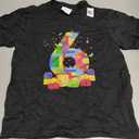 6 Years Old Builder Boy Girl Building Blocks 6th Birthday T-Shirt XS Black