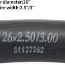 RUTU 26 Inch Bike Tube Fit for 26x1.0/1.50/1.75/2.50/3.0/3.5/4.0 Bike Tube with Installation Accessorie 26 Inch Bike Tire Tubes
