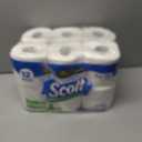 Scott Rapid-Dissolving Toilet Paper, 12 Double Rolls, Septic-Safe, Toilet Paper