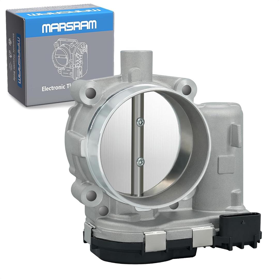 Marsram Electronic Throttle Body Compatible with Jeep Cherokee Wrangler, Chrysler 200 300, Dodge Avenger Journey Challenger, Ram 1500 C/V Pro Master 1500 2500 3500, Replace 5184349AB S20203 5184349AC