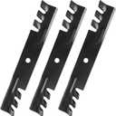 795757 Mulching Blades Compatible with Hust ler/John Dee re/Scag Freedom Z 48 in Mower, 482461 Gator Blades Replace for AM104489 481706 PC1255 038-5350-00, 3 Pack