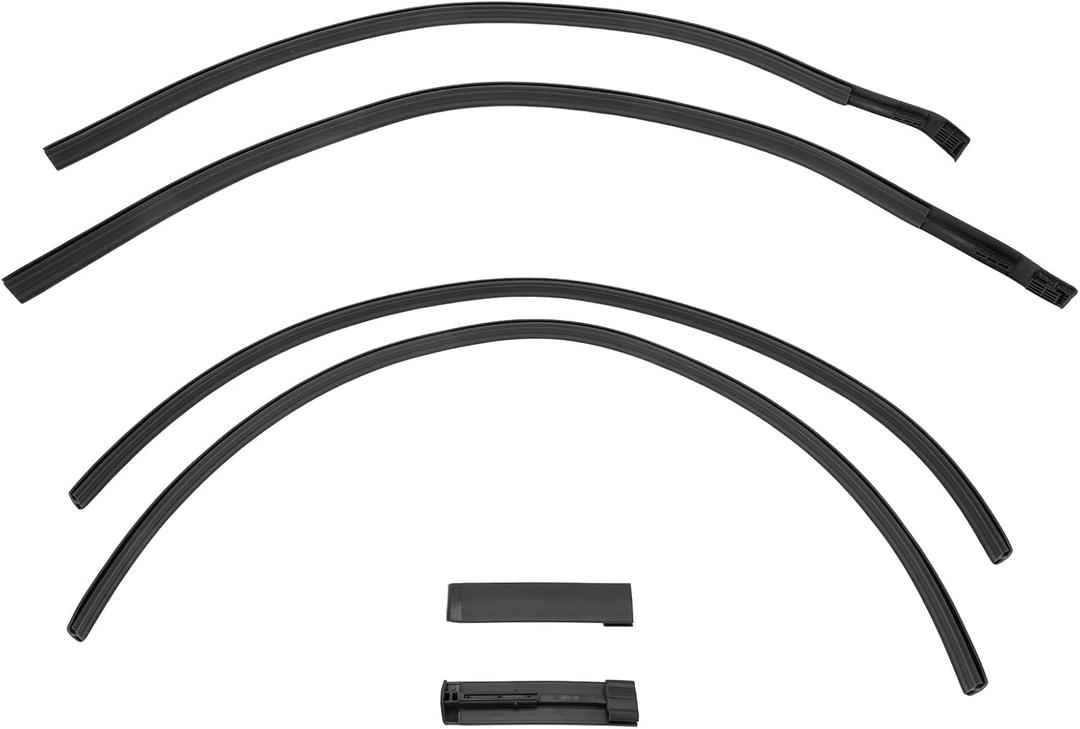 Left & Right Side Roof Drip Molding Weatherstrip Fits for 4Runner 2010-2024 with sunroof#75551-35080 75552-35070 75555-35041 75553-35050 75554-35050