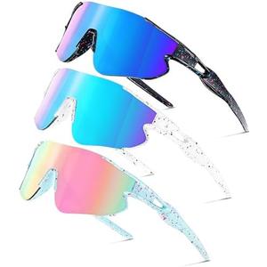 SEKKAF Kids Baseball Sunglasses for Boys Girls Youth Softball Cycling Sports Sunglasses UV400 Protection Age 5-12