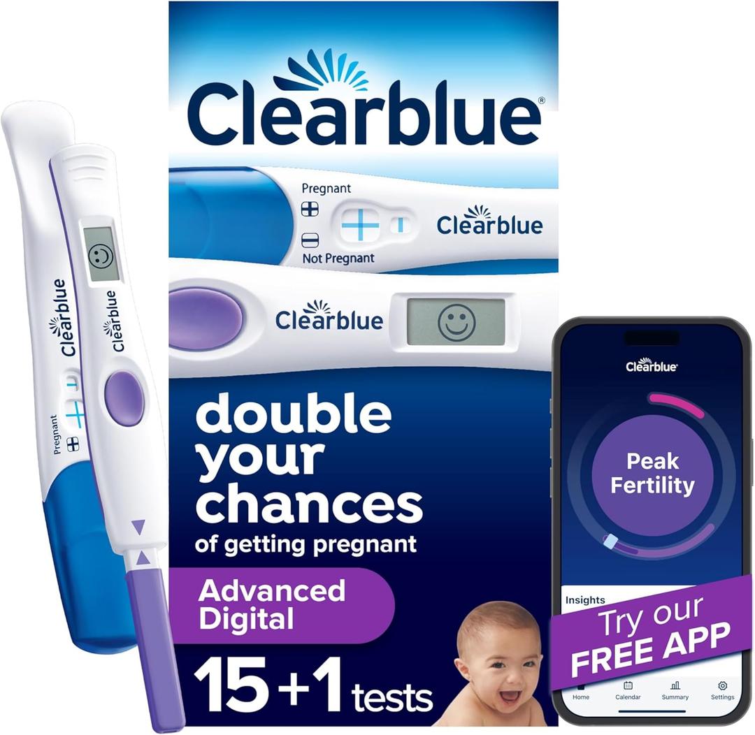 Clearblue Advanced Digital Ovulation Test Kit, 16 Ct