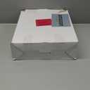 Foldable Storage Bin [set of 4] Fabric Organizer Container Cube Basket with Handles, 13 x 15 x 13 inch (Gray)